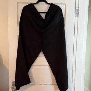 H&M Black Linen Trousers